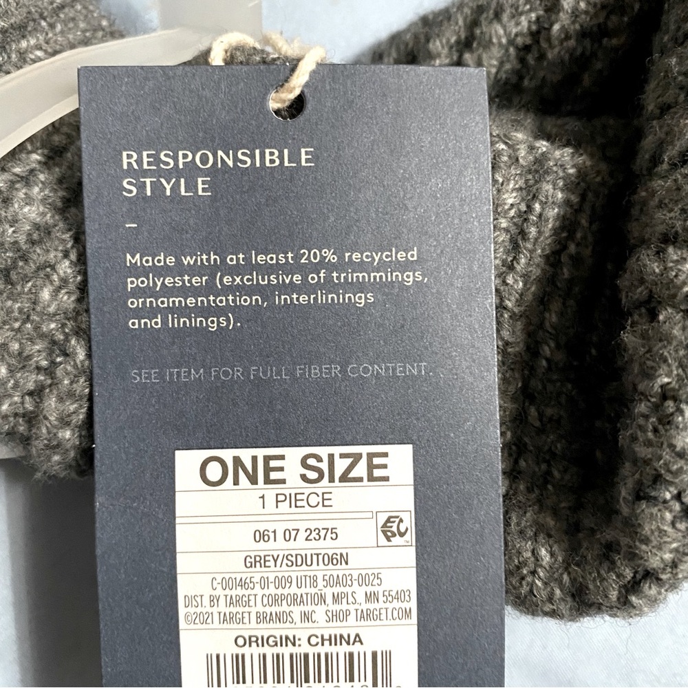 Universal Thread Grey Infinity Neck Scarf - Picture 2 of 2